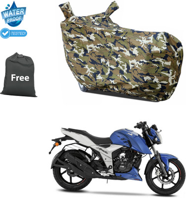 CODOKI Waterproof Two Wheeler Cover for TVS(Apache RTR 160 4V, Yellow)
