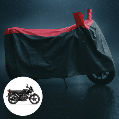PAGORA Waterproof Two Wheeler Cover for Hero(HF, Grey, Red)