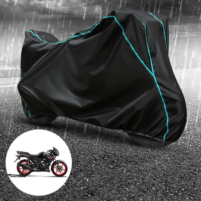 CODOKI Waterproof Two Wheeler Cover for TVS(Apache, Black)