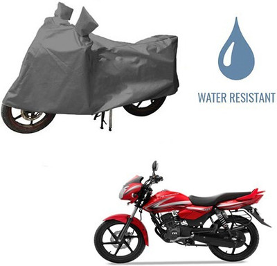 DeepShakshi AUTOMOTIVE Waterproof Two Wheeler Cover for TVS(Phoenix, Grey)