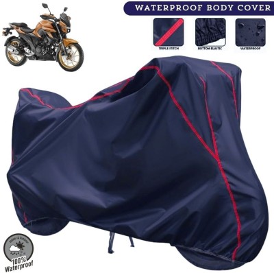 MADAFIYA Two Wheeler Cover for Yamaha(FZ-S, Blue, Red)