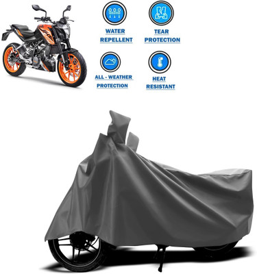 CODOKI Waterproof Two Wheeler Cover for KTM(125 Duke, Grey)