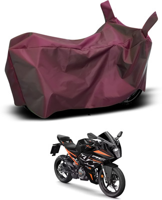 CODOKI Waterproof Two Wheeler Cover for KTM(RC 200, Maroon)