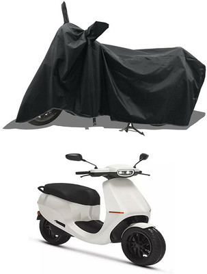 A G Enterprises Waterproof Two Wheeler Cover for Ola(SS, Black)