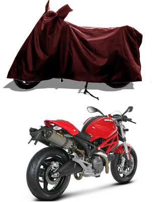 GROFATIK Two Wheeler Cover for Ducati(Monster 795, Maroon)