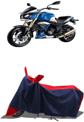 SUGASHRI Waterproof Two Wheeler Cover for Mahindra(MOJO XT 300, Red, Blue)