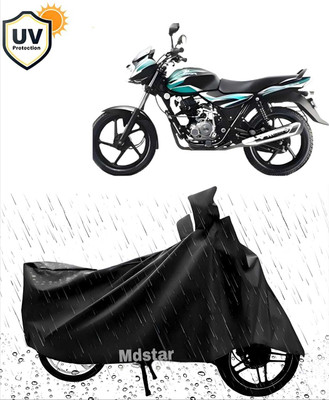 Mdstar Waterproof Two Wheeler Cover for Bajaj(Discover 110, Black)