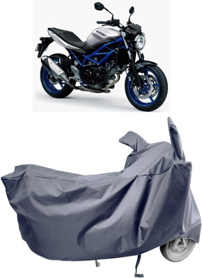 Amexride Two Wheeler Cover for Suzuki(SV 650 BS6, Grey)