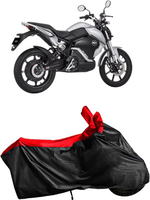 Autofly Waterproof Two Wheeler Cover for Revolt(RV Cafe Racer, Red, Black)