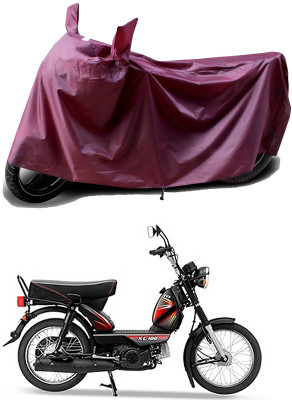 THE REAL ARV Waterproof Two Wheeler Cover for TVS(XL 100 Comfort BS6, Maroon)