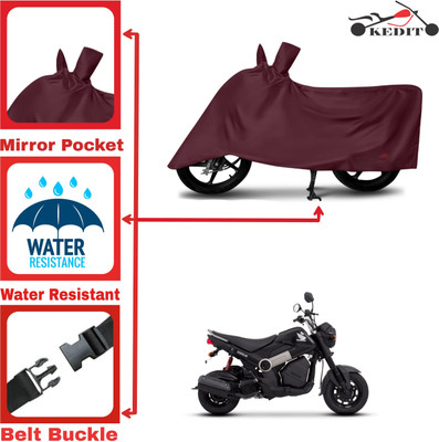 KEDIT Two Wheeler Cover for Honda(Navi, Maroon)