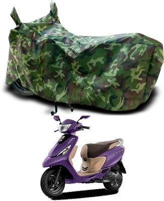 Ascension Two Wheeler Cover for TVS(Scooty Zest 110, Multicolor)