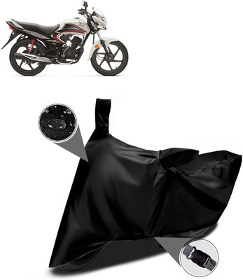 PAGORA Waterproof Two Wheeler Cover for Honda(Dream Yuga, Black)