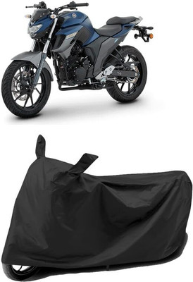 AASHTIK MART Two Wheeler Cover for Yamaha(FZ25, Black)
