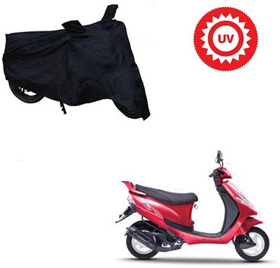 MMSSTAR Waterproof Two Wheeler Cover for Mahindra(Kine, Black)