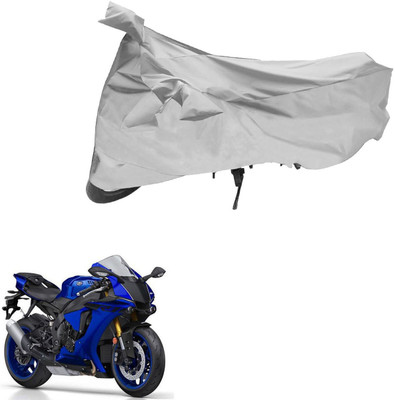 Mdstar Waterproof Two Wheeler Cover for Yamaha(YZF R1, Silver)