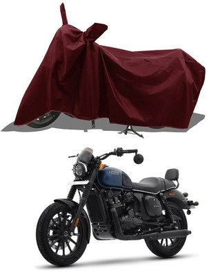 Vtrack Waterproof Two Wheeler Cover for Yezdi(Roadster, Maroon)