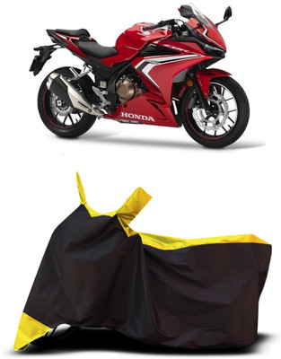 VESMEI Two Wheeler Cover for Honda(CBR500R BS6, Yellow)