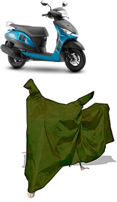 Amexride Two Wheeler Cover for Yamaha(Alpha BS6 BS6, Maroon)