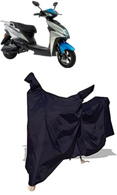Amexride Two Wheeler Cover for Hero Electric(Fusion, Black)