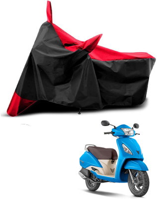 AASHTIK MART Two Wheeler Cover for Universal For Bike(Jupiter 125, Red, Black)