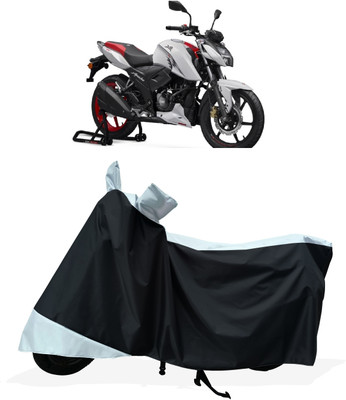 Tricway Two Wheeler Cover for TVS(Apache RTR 160 4V, White)