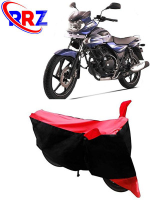 AutoGalaxy Waterproof Two Wheeler Cover for Bajaj(Discover 135, Black, Red)
