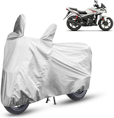 HMS Two Wheeler Cover for Hero(Ignitor, Silver)