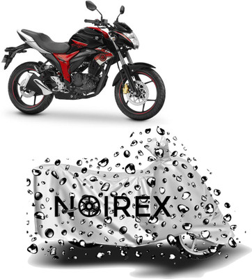 NOIREX Two Wheeler Cover for Suzuki(Gixxer, Silver)
