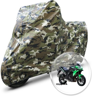 Neodrift Two Wheeler Cover for Kawasaki(Ninja ZX-6R, Green)