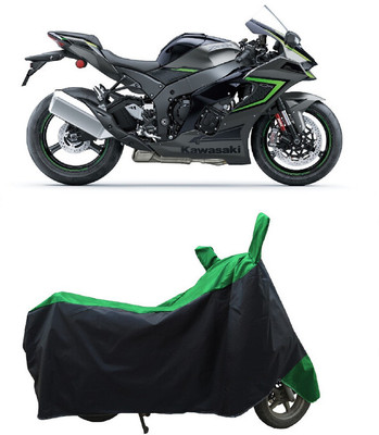 Coxtor Waterproof Two Wheeler Cover for Kawasaki(Ninja ZX-10R, Green)