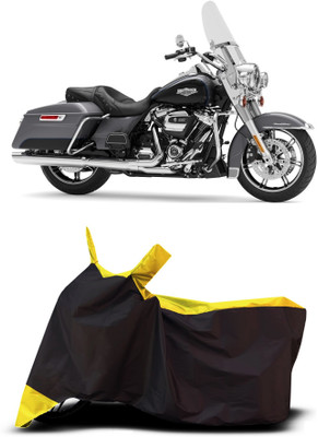 VESMEI Two Wheeler Cover for Harley Davidson(Road King, Yellow)