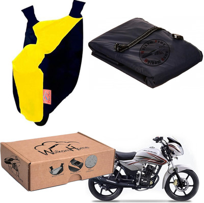 WolkomHome Waterproof Two Wheeler Cover for TVS(Phoenix 125, Yellow, Blue)