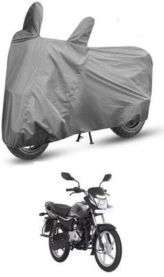 HYBRIDS COLLECTION Two Wheeler Cover for Bajaj(Platina, Grey)