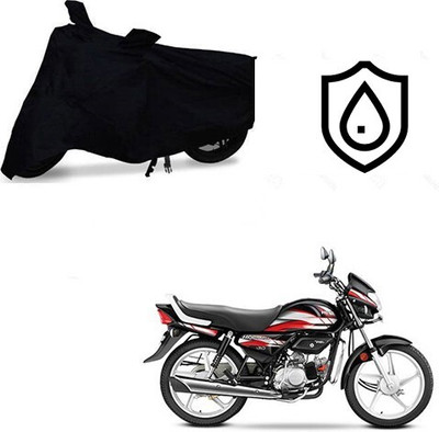 MMSSTAR Waterproof Two Wheeler Cover for Hero(CD deluxe, Black)