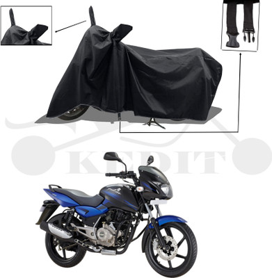 KEDIT Two Wheeler Cover for Universal For Bike(Pulsar, Black)