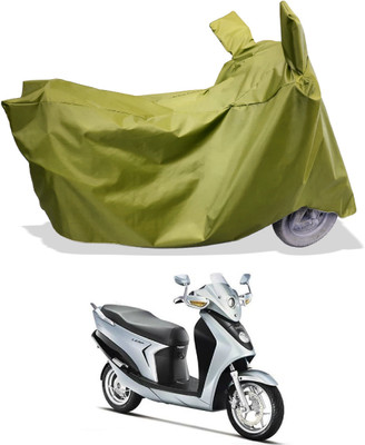 Amexride Two Wheeler Cover for Hero(Leap Hybrid SES BS6, Maroon)