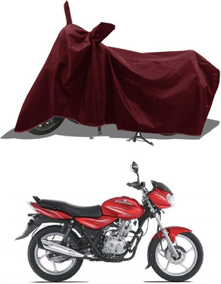 KEDIT Two Wheeler Cover for Bajaj(Discover 125 DTS-i, Maroon)