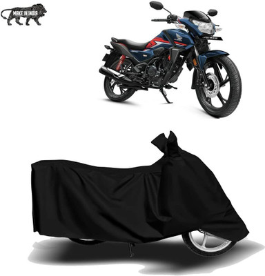 AASHTIK MART Two Wheeler Cover for Honda(SP125, Black)