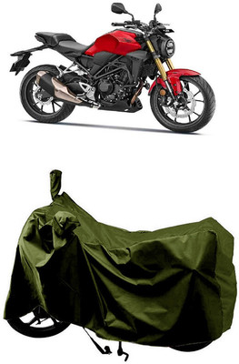 SUGASHRI Waterproof Two Wheeler Cover for Honda(CBR300R BS6, Green)
