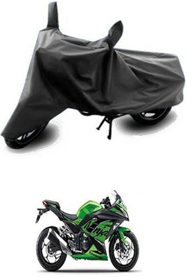 APNEK Waterproof Two Wheeler Cover for Kawasaki(Ninja 300, Grey)