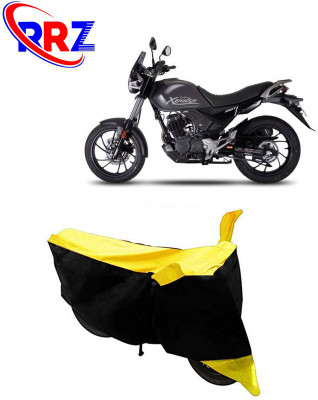 RRZ Waterproof Two Wheeler Cover for Hero(MotoCorp XPulse 200T, Black, Yellow)