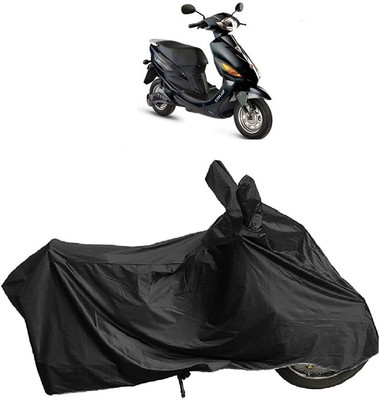 DIGGU Two Wheeler Cover for Hero(Electric Cruz BS6, Black)