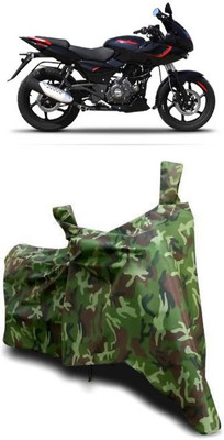ATBROTHERS Waterproof Two Wheeler Cover for Bajaj(Pulsar 180F, Multicolor, Green)