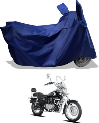 Amexride Two Wheeler Cover for Bajaj(Avenger Cruise 220 BS6, Blue)