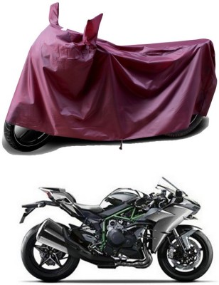 APNEK Waterproof Two Wheeler Cover for Kawasaki(Ninja H2 BS6, Maroon)