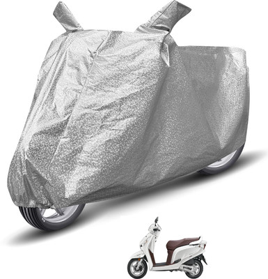 Auto Hub Waterproof Two Wheeler Cover for Honda(Aviator, Silver)