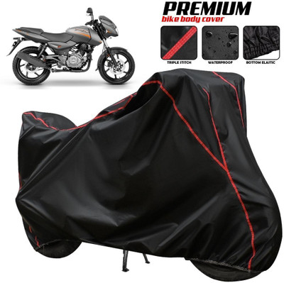 xodi Waterproof Two Wheeler Cover for Bajaj(Pulsar 180 DTS-i, Black, Red, Multicolor)