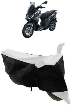 ABORDABLE Two Wheeler Cover for Aprilia(SXL 125 BS6, Black, White)