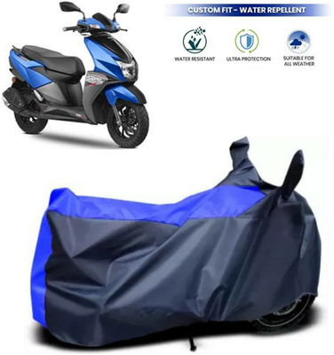 AutoGalaxy Waterproof Two Wheeler Cover for TVS(NTORQ, Blue)